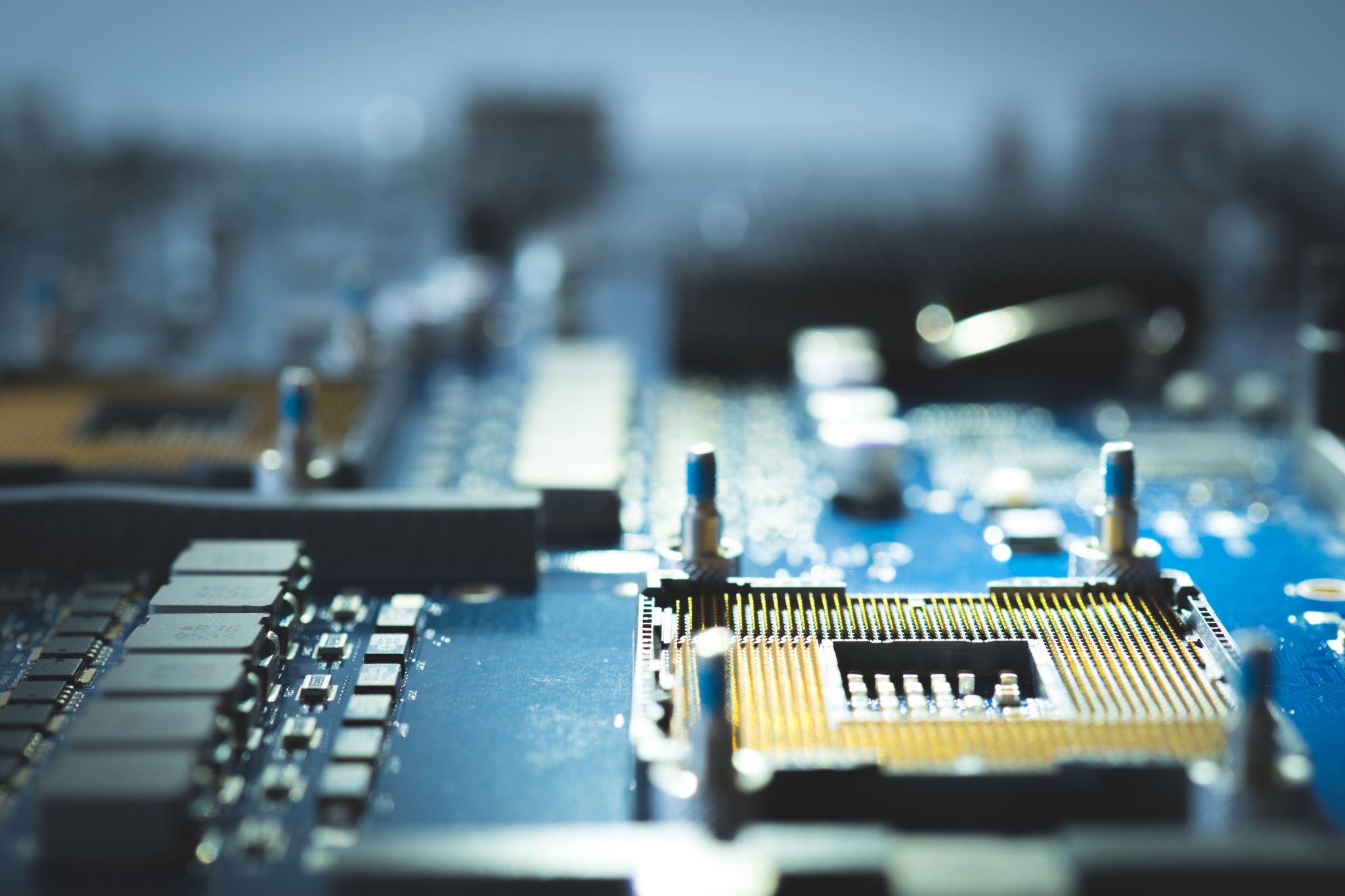 Motherboard closeup